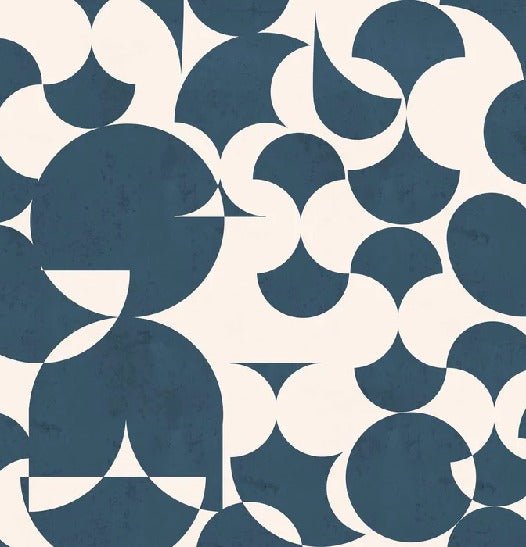 Blue jeans retro graphic wallpaper