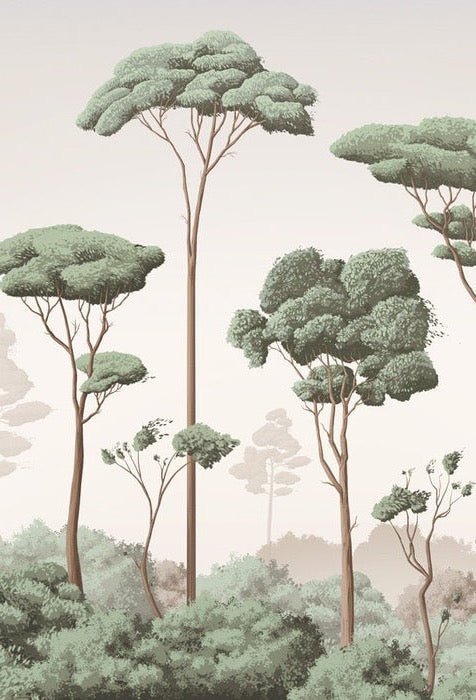 Light Breeze Pine Forest Wallpaper