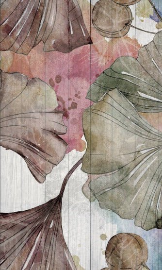 Panoramic ginkgo wallpaper Japan Zen