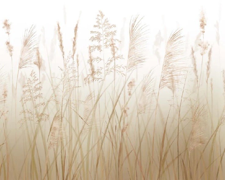 Wheat field flower wallpaper