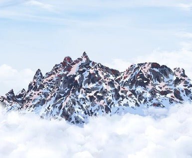 Papier peint Mont Blanc toile des Cimes, XXL, tendance