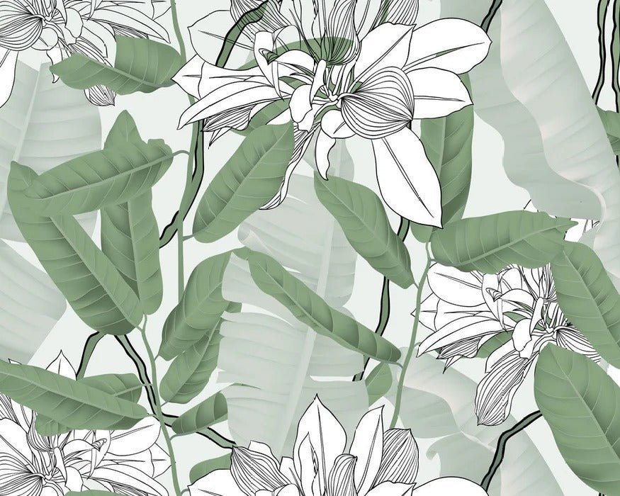 Nature foliage green flower NB wallpaper