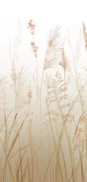 Wheat field flower wallpaper