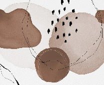 Modern watercolor brown wallpaper