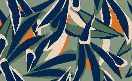 Panoramic plant sketch wallpaper