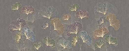 Trendy panoramic ginkgo asia wallpaper