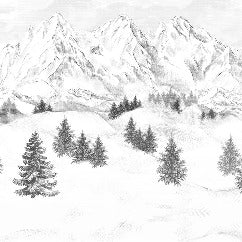 Chamonix mountain peaks wallpaper