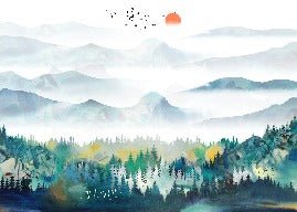 Mountain & Scandinavian wallpaper