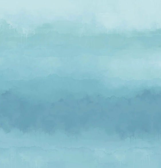 Panoramic blue gradient wallpaper