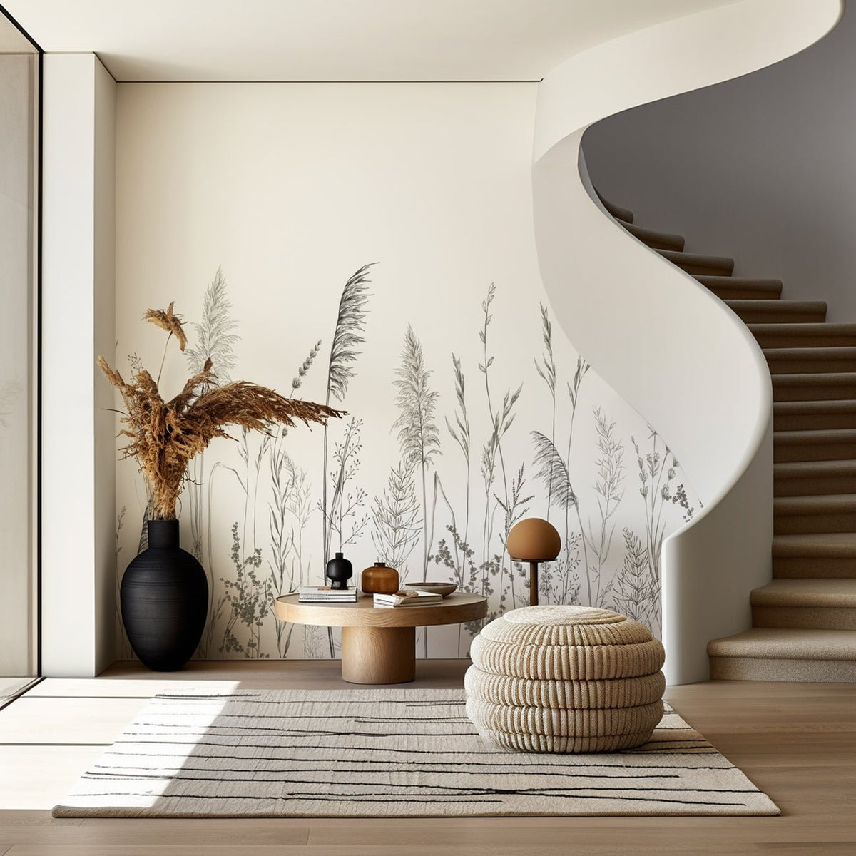 Poetic pampa wallpaper