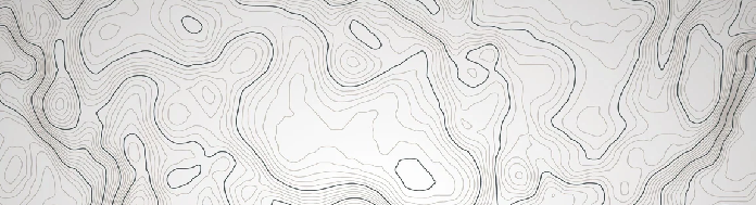 Papier peint ligne topographique - Noir et blanc