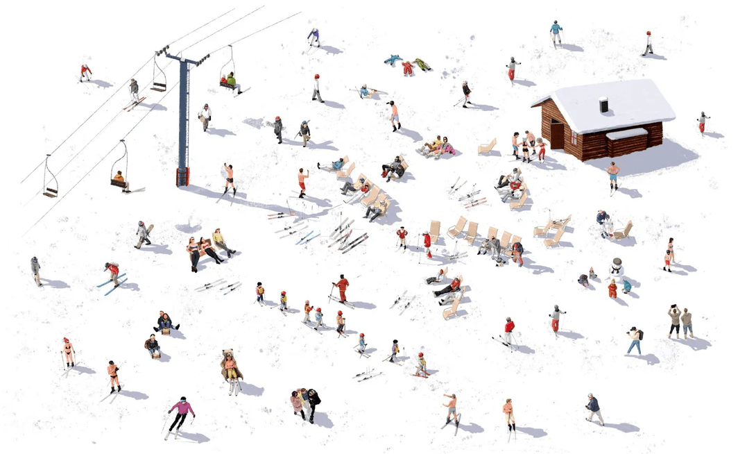 Panoramic après ski wallpaper