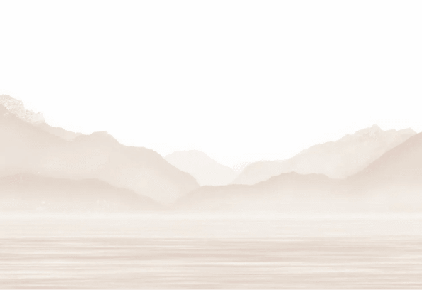 Papier peint Annecy et son lac paisible beige - Muralconcept