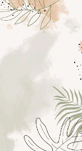 Papier peint panoramique aquarelle végétale - Muralconcept