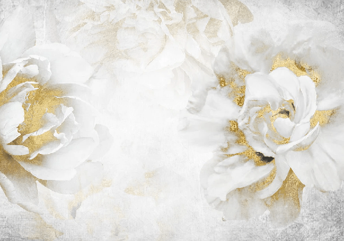 Gold Flower Wallpaper