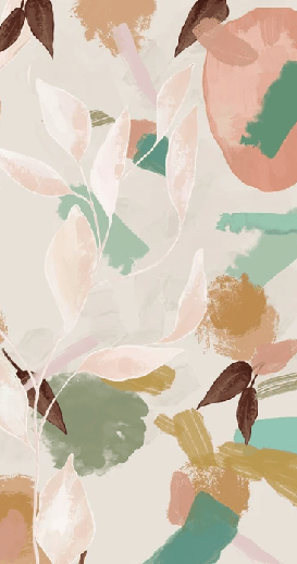 Papier peint bloom & brush - Muralconcept