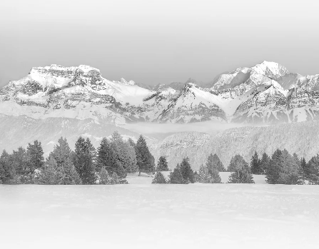 Photo wallpaper - La Tournette et au delà