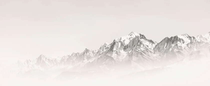 Foggy morning wallpaper Mont Blanc