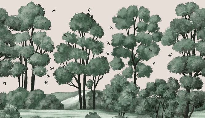 River forest landscape wallpaper