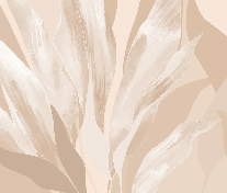 Beige floral wallpaper