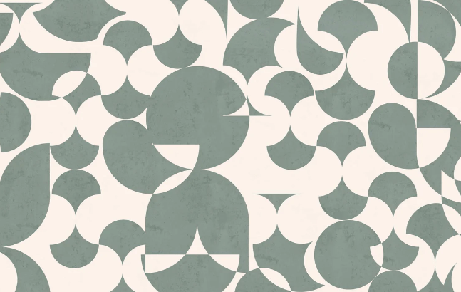 Slate green graphic retro wallpaper