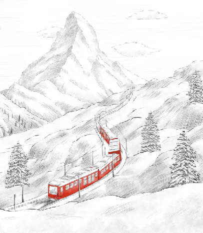 Panoramic wallpaper Mont Cervin