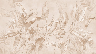 Elegant powdered jungle wallpaper