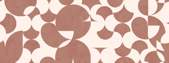 Retro wallpaper with graphic terra pattern