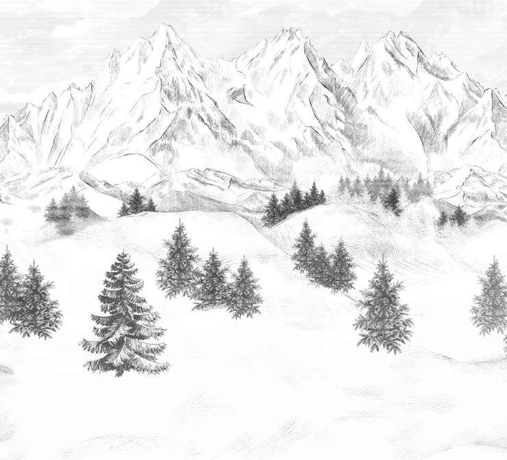 Chamonix mountain peaks wallpaper