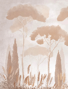 Sepia cypress pine wallpaper