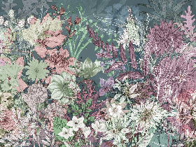 Flower Dream Panoramic Wallpaper