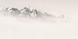 Mont Blanc wallpaper in sepia mist