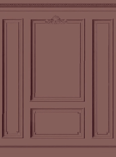 Papier peint trompe l'œil Haussmannien Hacienda - Muralconcept