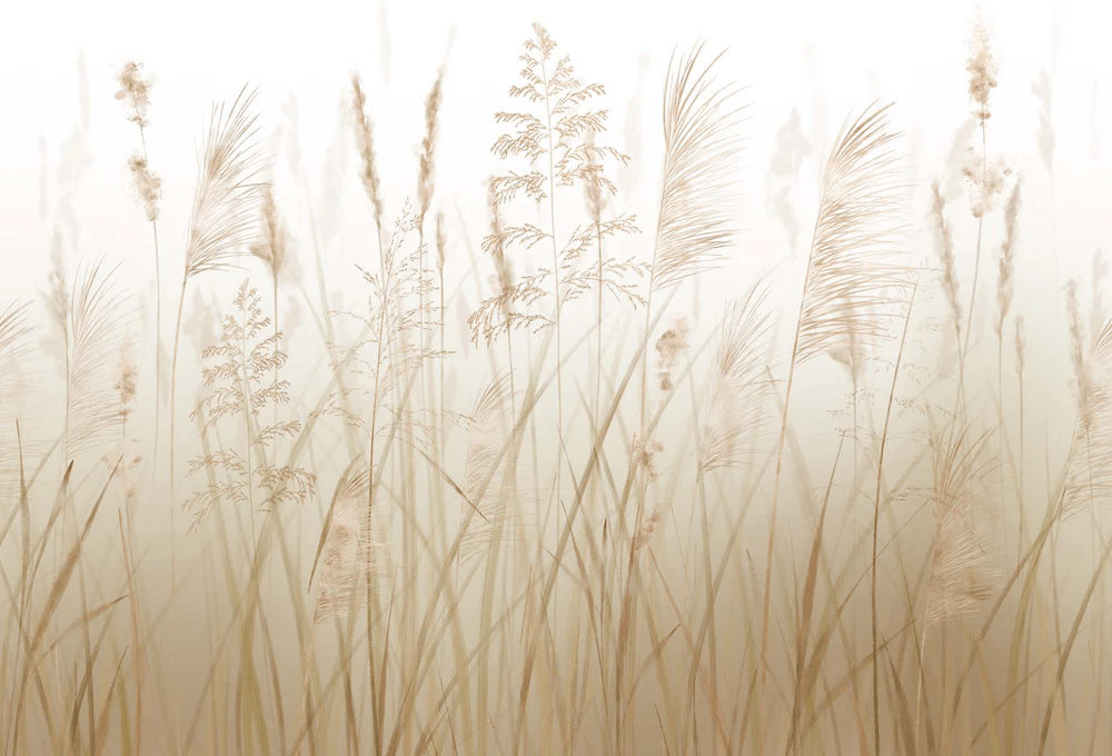 Wheat field flower wallpaper