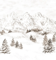 Alps mountain wallpaper, XXL, tendance