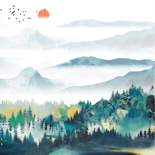 Tapete Restaurant Mountain & Scandinavian