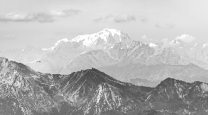 Bathroom wallpaper: Aravis mountain sky