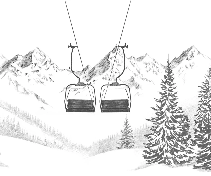 Papier peint immersion Alpine - Muralconcept