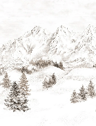 Alps mountain range wallpaper