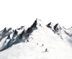 Mountain ski touring wallpaper