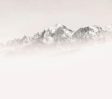 Foggy morning wallpaper Mont Blanc