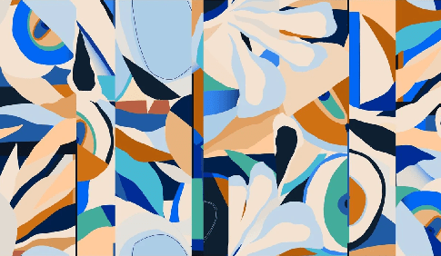 Vibrant abstract wallpaper