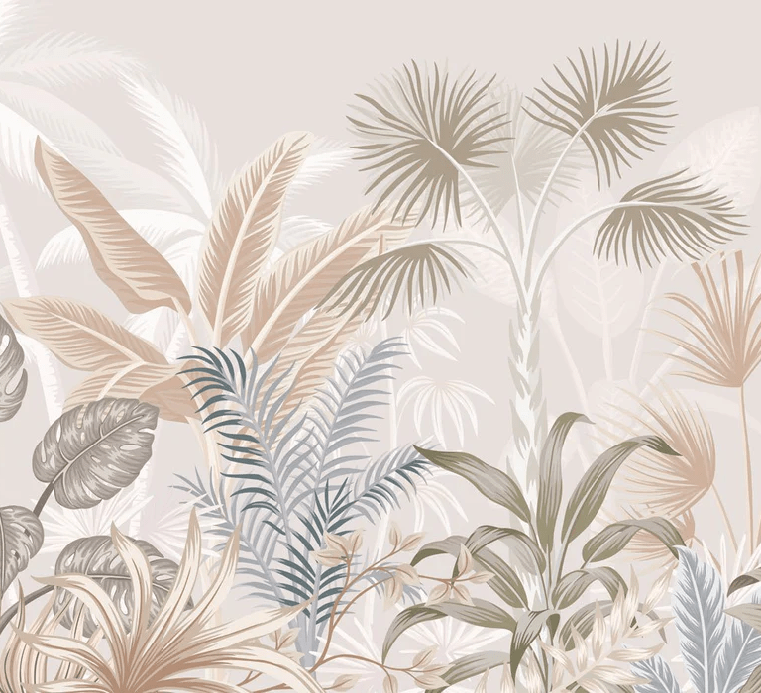 Papier peint panoramique jungle terracotta, XXL, tendance