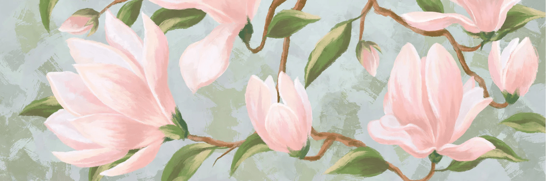 Magnolia blossom wallpaper