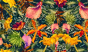 Papier peint panoramique Orange Tropical - Muralconcept