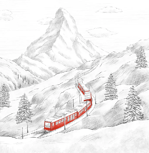 Panoramic wallpaper Mont Cervin