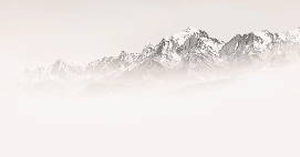 Foggy morning wallpaper Mont Blanc