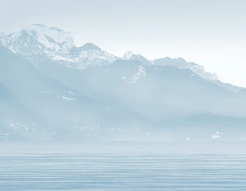 Wallpaper Annecy and its peaceful lake