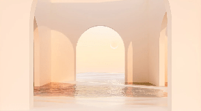 Papier peint panoramique design sunset arch, XXL, tendance