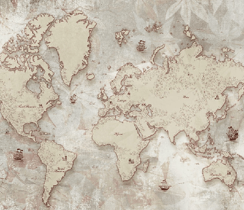 Minimalist World Wallpaper